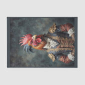 Een nobele Victoriaans haan met elegante kleding Tissuepapier (Voorkant)