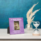 Een Noble Woman Paars Parchment Fotoplaat (Insitu)