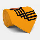 Een nod naar Art Deco Stropdas (Opgerold)