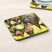 Een nog groter idee van kleur bier onderzetter (Linkerzijde)