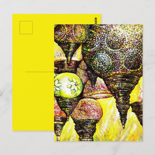 Een nog groter idee van kleur briefkaart (Voorkant / Achterkant)