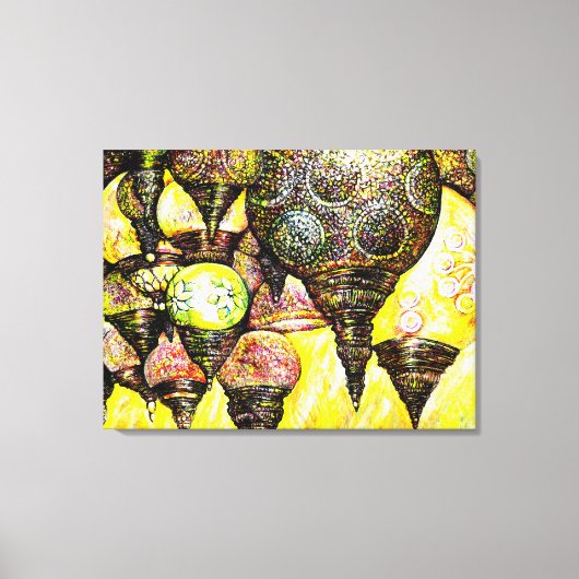 Een nog groter idee van kleur canvas afdruk (Voorkant)