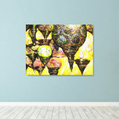 Een nog groter idee van kleur canvas afdruk (Insitu (Houten vloer))
