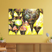 Een nog groter idee van kleur canvas afdruk (Insitu (Woonkamer))