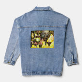 Een nog groter idee van kleur denim jacket (Achterkant)