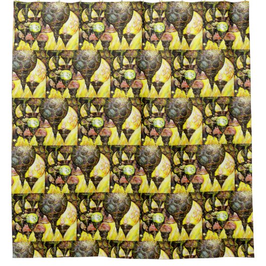 Een nog groter idee van kleur douchegordijn (Voorkant)