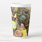 Een nog groter idee van kleur latte mok (Voorkant)