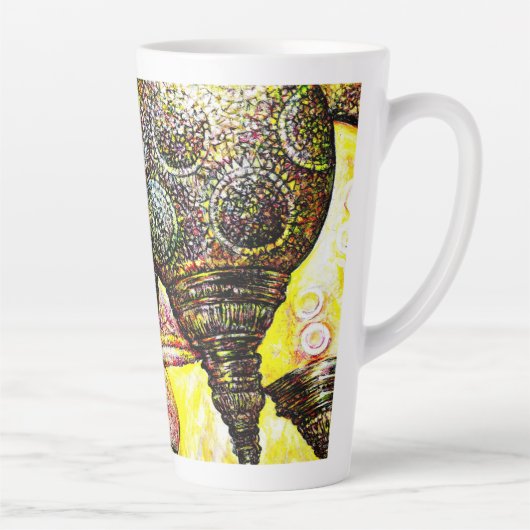 Een nog groter idee van kleur latte mok (Rechts)