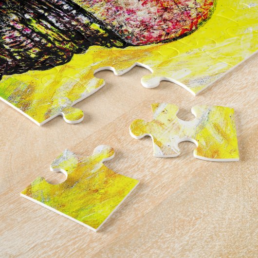 Een nog groter idee van kleur legpuzzel (Zijkant)