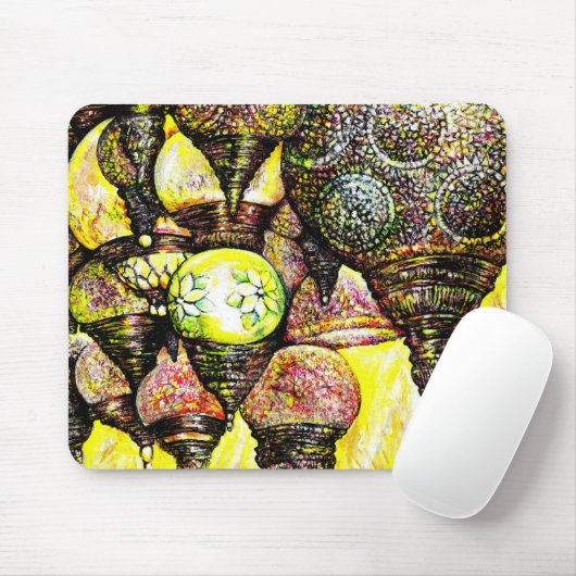 Een nog groter idee van kleur muismat (Met muis)