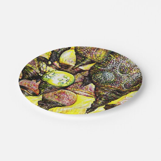 Een nog groter idee van kleur papieren bordje (Gekanteld)