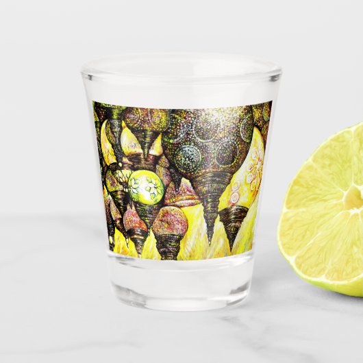 Een nog groter idee van kleur shot glas (Voorkant)