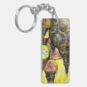 Een nog groter idee van kleur sleutelhanger (Voorkant Links)