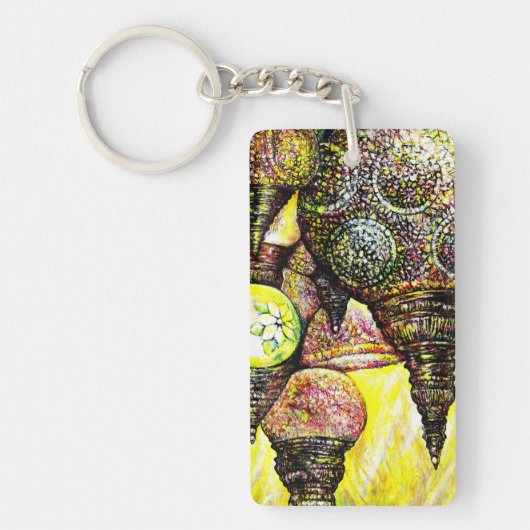Een nog groter idee van kleur sleutelhanger (Voorkant)