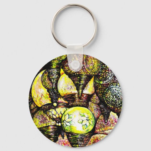 Een nog groter idee van kleur sleutelhanger (Voorkant)