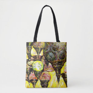 Een nog groter idee van kleur tote bag