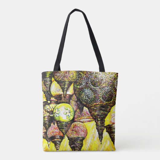 Een nog groter idee van kleur tote bag (Achterkant)