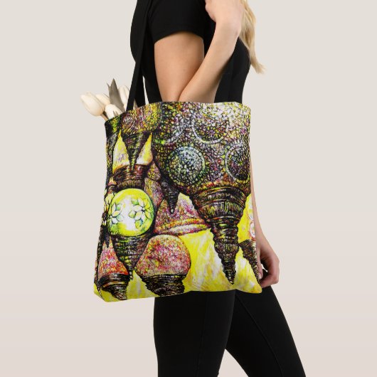 Een nog groter idee van kleur tote bag (Dichtbij)