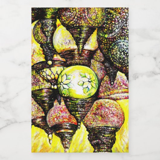 Een nog groter idee van kleur voedselcontainer etiket (Enkel label)