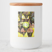 Een nog groter idee van kleur voedselcontainer etiket (Voorkant)