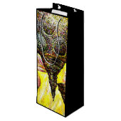 Een nog groter idee van kleur wijn cadeautas (Achterkant Gekanteld)