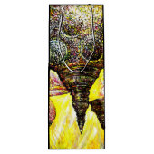 Een nog groter idee van kleur wijn cadeautas (Achterkant)