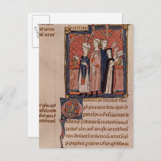 Een non die haar geloften en massa neemt briefkaart (Voorkant / Achterkant)