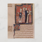 Een non die haar geloften en massa neemt briefkaart (Voorkant)