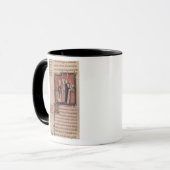 Een non die haar geloften en massa neemt mok (Voorkant links)