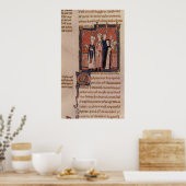 Een non die haar geloften en massa neemt poster (Keuken)