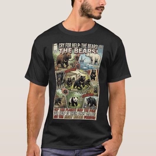 Een noodkreet om hulp t-shirt (Voorkant)