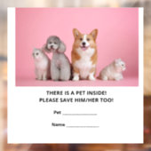 Eén noodredmiddel voor een pakket raamsticker (Vel 2)