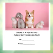 Eén noodredmiddel voor een pakket raamsticker (Vel 3)