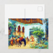 Een Noord-Afrikaanse rechtbank, Frederick Arthur B Briefkaart (Voorkant / Achterkant)