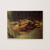 Een Noord-Amerikaanse Indiaan in een uitgebreid la Legpuzzel (Horizontaal)