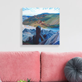 Een Noordelijke Zilvermijn | Franklin Carmichael | Canvas Afdruk