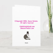 Een norse Cinco DE Mayo van Katten Kaart (Achterkant)