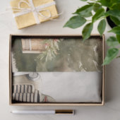 Een nostalgische kerst boom Boerderij truck Tissuepapier (Geschenk)