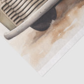 Een nostalgische kerst boom Boerderij truck Tissuepapier (Detail)