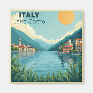 Een Nostalgische Klassieke Reisposter – Italië Mee Magneet