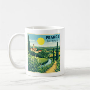 Een Nostalgische Klassieker Reisposter Frankrijk D Koffiemok