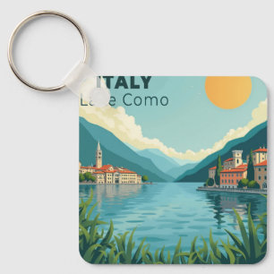 Een Nostalgische Klassieker Reisposter – Italië Me Sleutelhanger