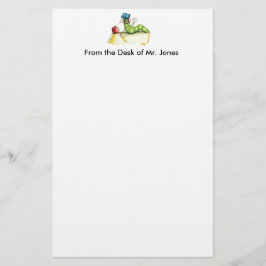 Een nota van de Kantoorbehoeften van de Leraar Briefpapier