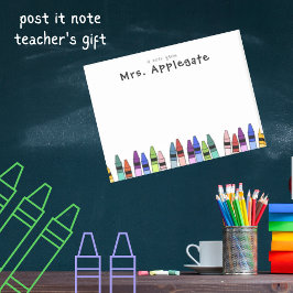 Een nota van de leraar post-it® notes