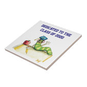 Een nota van de leraar tegeltje (Zijkant)