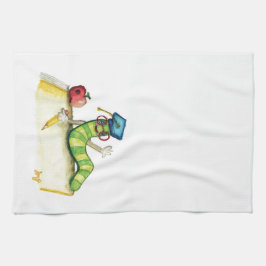 Een nota van de leraar theedoek