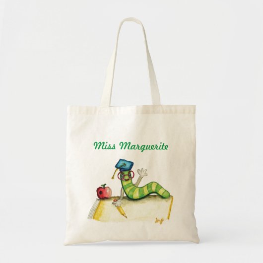 Een nota van de leraar tote bag (Voorkant)