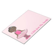 Een nota van de Persoonlijke Tutu van de Leerster  Notitieblok (Schuin)