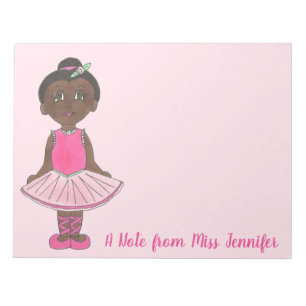 Een nota van de Persoonlijke Tutu van de Leerster Notitieblok