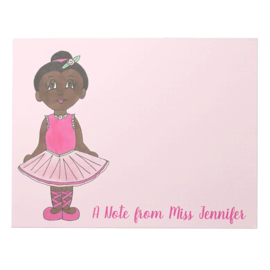 Een nota van de Persoonlijke Tutu van de Leerster  Notitieblok (Voorkant)